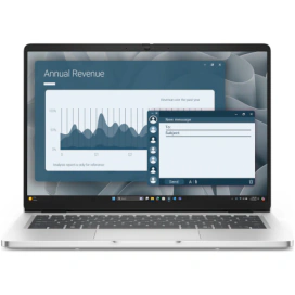 Dell Laptop Dell Pro 14 BTO602_PC14255_EMEA, AMD Ryzen AI 7 350, 14 inch, RAM 16GB, SSD 512GB, AMD Radeon 860M, Windows 11 Pro, Platinum Silver - IT-Fashion.ro