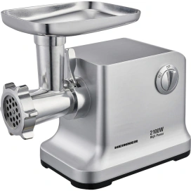 HEINNER Masina de tocat HEINNER MG-2100SS, 2100W, 2 kg, 2 site de taiere, Argintiu - IT-Fashion.ro