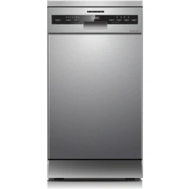 HEINNER Masina de spalat vase HEINNER HDW-FSM45710AXD+++, Slim, 10 seturi, 7 programe, Clasa D, 45 cm, Argintiu - IT-Fashion.ro