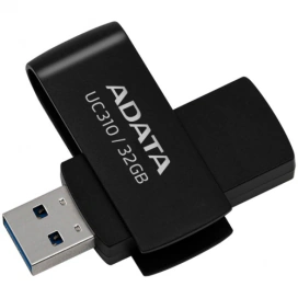 ADATA Memorie USB A-Data UC310 UC310-256G-RBK, 256GB, USB 3.2 Gen 1, Black - IT-Fashion.ro