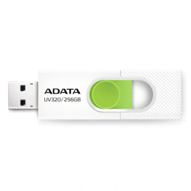ADATA Memorie USB AData UV320 AUV320-256G-RWHGN, 256GB, USB 3.2 Gen 1, White - IT-Fashion.ro