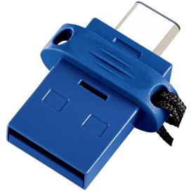 VERBATIM Memorie USB VERBATIM 49967, USB-A + USB-C, 64 GB, Albastru - IT-Fashion.ro