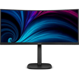 PHILIPS Monitor Curbat LED PHILIPS 34B2U3600C/00, 34" UWQHD, 60 Hz, 4 ms, Black - IT-Fashion.ro