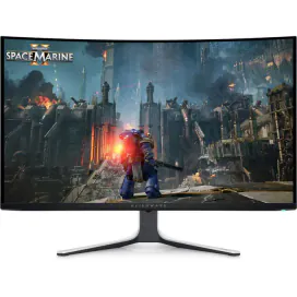 Dell Monitor Gaming Curbat LED DELL Alienware AW3225QF, 31.5" UHD, QD-OLED, 240 Hz, 0.03 ms, Black/White - IT-Fashion.ro