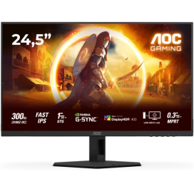 AOC Monitor Gaming LED AOC AGON 25G4SRE, 24.5" Full HD, 310 Hz, 0.3 ms, Black - IT-Fashion.ro