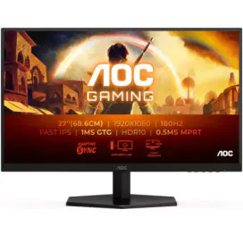 AOC Monitor Gaming LED AOC Agon 27G42E, 27" Full HD, IPS, 0.5 ms, 180 Hz, Black - IT-Fashion.ro