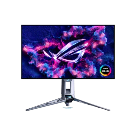 ASUS Monitor Gaming LED ASUS ROG Swift PG27AQWP-W, 27 inch QHD OLED, 540 Hz, 0.02 ms, Silver - IT-Fashion.ro