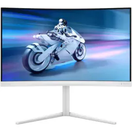 Monitor Gaming LED Curbat PHILIPS Evnia 5000 27M2C5501/00, 27" QHD, VA, 180 Hz, 1ms, White