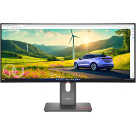 Lenovo Monitor LED Curbat LENOVO ThinkVision P34WD-40 64ADGAT1EU, 34" UWQHD, 120Hz, 4ms, Negru - IT-Fashion.ro