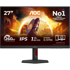 AOC Monitor LED Gaming AOC 27G4ZR, 27" Full HD, 260 Hz, 1 ms, Black - IT-Fashion.ro