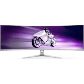 Monitor LED Gaming curbat PHILIPS 49M2C8900L/00, 48.9", IPS, QD-OLED, USB-C, 0.03 ms, 144 Hz, White