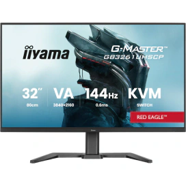 Iiyama Monitor LED Gaming IIYAMA Red Eagle G-MASTER GB3261UHSCP-B1, 31.5” UHD, 144Hz, 0.6 ms, Negru - IT-Fashion.ro