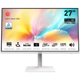 MSI Monitor LED MSI Modern MD2712PW, 27", Full HD IPS, 100 Hz, USB-C, HDR, 1ms, Black - IT-Fashion.ro
