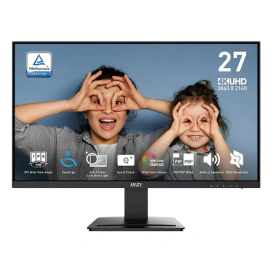 MSI Monitor LED MSI PRO MP273U, 27" UHD, 60 Hz, 4 ms, Black - IT-Fashion.ro