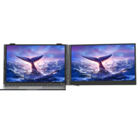BLACKVIEW Monitor LED Portabil BLACKVIEW SCM6 BVSCM6, 14” Full HD, 5 ms, 60 Hz, Gray - IT-Fashion.ro
