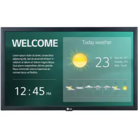 Monitor LED Portabil LG 22SM3G-B, 21.5" Full HD, Touchscreen, 14ms, 60 Hz, Black