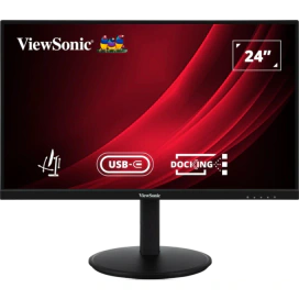 VIEWSONIC Monitor LED VIEWSONIC VG2409U-2, 23.8 inch, FHD, IPS, 4 ms, 100 Hz, USB-C, HDR, Black - IT-Fashion.ro