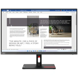 Lenovo Monitor LENOVO ThinkVision S27i-30, 27 inch IPS, Full HD, 4 ms, 300 cd/m², Storm Grey - IT-Fashion.ro