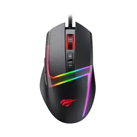 HAVIT Mouse gaming cu fir HAVIT MS953, 10000 DPI, USB, Black - IT-Fashion.ro