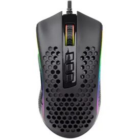 Redragon Mouse gaming cu fir REDRAGON Storm M808RGB-BK – Precizie de 12400 DPI și iluminare RGB - IT-Fashion.ro