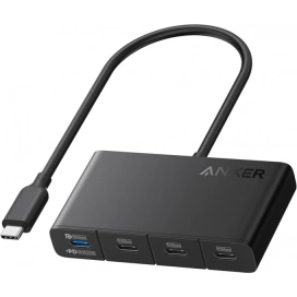 Anker Hub USB ANKER USB-C 4-in-1, 4x USB-C, Black - IT-Fashion.ro