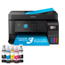 Multifunctional inkjet color CISS Epson EcoTank L5590 C11CK57403, Negru