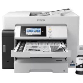 Multifuncțional Inkjet Monocrom EPSON EcoTank Pro M15180, Monocrom, A3 cu Duplex și Wi-Fi, Alb