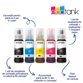 Multifunctionala Epson EcoTank L3230 C11CJ68407, InkJet CISS, Color, Format A4, Negru