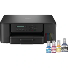 Brother Multifunctionala Inkjet Color BROTHER DCPT530DWYJ1_B1, A4, Duplex, Wi-Fi/USB, Negru + Pack Cerneala Brother BTD100 - IT-Fashion.ro