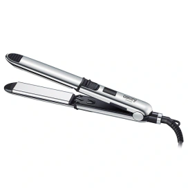 CAMRY Placa de par CAMRY CR2320, 500 W, 6 trepte de temperatura, Placi din titan, Silver - IT-Fashion.ro