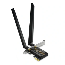 TP-LINK Placa de retea wireless TP-LINK Archer TBE552E, PCI Express x1, Black - IT-Fashion.ro