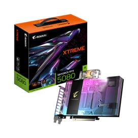 GIGABYTE Placa video Gigabyte nVidia GeForce RTX 5080 AORUS XTREME WATERFORCE WB 16 GB GV-N5080AORUSX WB-16GD, GDDR7, 256 bit - IT-Fashion.ro