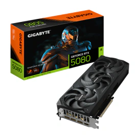 GIGABYTE Placa video Gigabyte nVidia GeForce RTX 5080 WINDFORCE OC SFF 16 GB GV-N5080WF3OC-16GD, GDDR7, 256 bit - IT-Fashion.ro