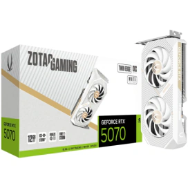 ZOTAC Placa video Zotac nVidia GeForce RTX 5070 Twin Edge OC White 12GB ZT-B50700Q-10P, GDDR7, 192 bit - IT-Fashion.ro