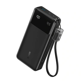 Anker Baterie externa ANKER, 10000 mAh, 22.5 W, QC + PD, 1 x USB-A, 1 x USB-C, Black - IT-Fashion.ro