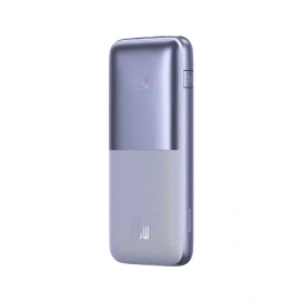Baseus Baterie externa BASEUS Bipow Pro, 10000 mAh, 2x USB, 1x USB-C, 20 W, Display, Purple - IT-Fashion.ro