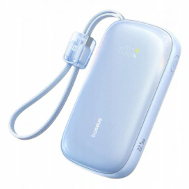 Baseus Baterie Externa BASEUS EnerFill FC21 Qpow 3 Ultra, 10000mAh, 22.5W, QC + PD, 1 x USB-A - 1 x USB-C, Blue - IT-Fashion.ro