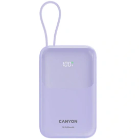 CANYON Baterie portabila CANYON OnPower 101, 10000 mAh, 1 x USB-C, 1 x USB-A, Purple - IT-Fashion.ro