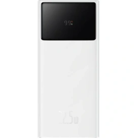 Baseus Powerbank BASEUS Star-Lord, 30000mAh, 22.5W, USB + USB-C, White - IT-Fashion.ro