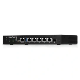 UBIQUITI Router Gigabit EdgeRouter 6 Ubiquiti, 5 x RJ45, 1 x SFP, PoE - ER-6P, Black - IT-Fashion.ro