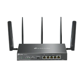 TP-LINK Router VPN Wireless TP-LINK ER706W-4G, AX3000, Multi-WAN, 4G+ Cat6, Omada Mesh, Wi-Fi 6, Black - IT-Fashion.ro