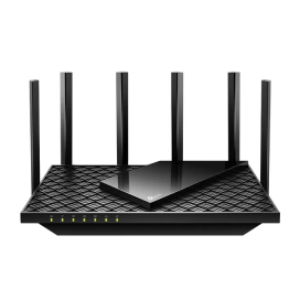 TP-LINK Router Wireless Gigabit TP-LINK Archer AX72 Pro AX5400, Wi-Fi 6, Dual-band 574+4804 Mbps, Black - IT-Fashion.ro