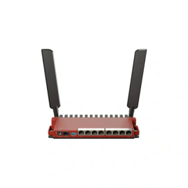 Mikrotik Router Wireless MIKROTIK L009UiGS-2HaxD-IN, 802.11ax, 10/100/1000 Mbit/s, 8 porturi Ethernet LAN, Red - IT-Fashion.ro