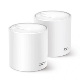TP-LINK Sistem Mesh Wi-Fi TP-Link Deco X50(2-pack), Dual-Band, Gigabit, AX3000, cu acoperire completa pentru casa, Seamless Roaming, White - IT-Fashion.ro