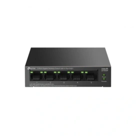 TP-LINK Switch TP-LINK LS105GP, 5 porturi (4 PoE+), Black - IT-Fashion.ro