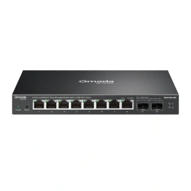 TP-LINK Switch TP-LINK Omada ES210X-M2 – 8-Port 2.5G, Easy Smart, 2 Sloturi 10G SFP+, Black - IT-Fashion.ro
