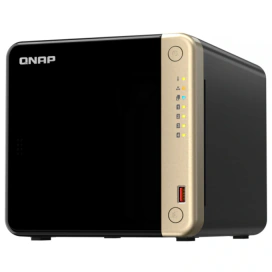 QNAP NAS QNAP TS-464-8G, 4-Bay, Intel Quad-Core, 2.5Gbps, M.2 NVMe Slots, Black - IT-Fashion.ro