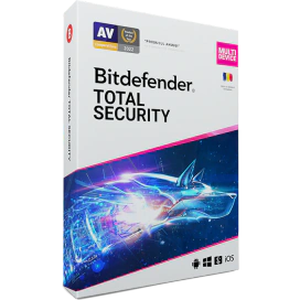 Bitdefender Antivirus BITDEFENDER Total Security, pentru 3 utilizatori / 2 ani - IT-Fashion.ro