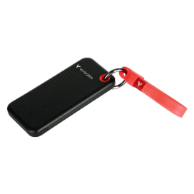 VERBATIM SSD Extern VERBATIM Pocket 53668, 1TB, USB 3.2 Gen 2, Black/Red - IT-Fashion.ro