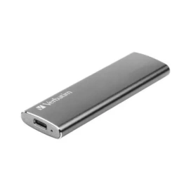 VERBATIM SSD Extern VERBATIM Vx500 47441, 120GB, USB 3.1 Gen 2, Silver - IT-Fashion.ro